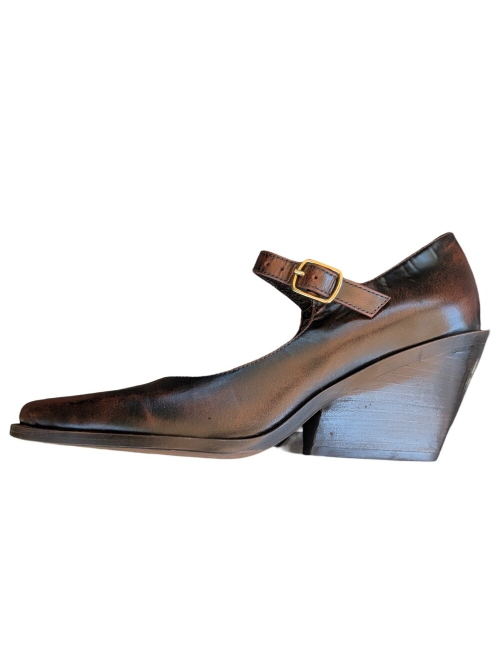 Seychelles Sparks pointed toe Mary Jane Wedge Pumps Size 6 NEW